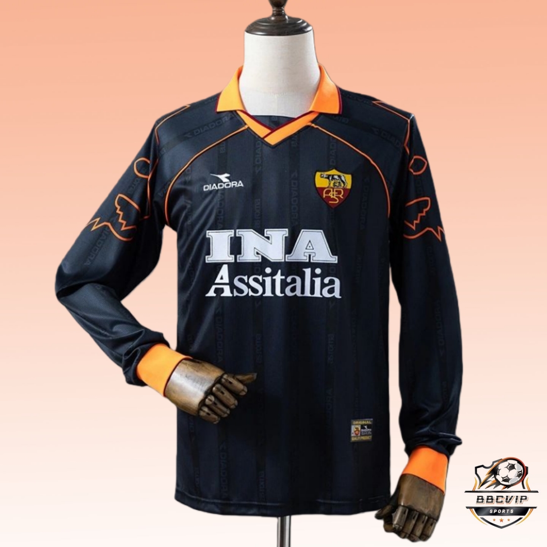 Retro 99/00 Roma Second Away jersey Fan Version