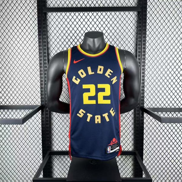 NBA Golden State Warriors 24/25 City Edition Black Jersey WIGGINS#22 S-XXL