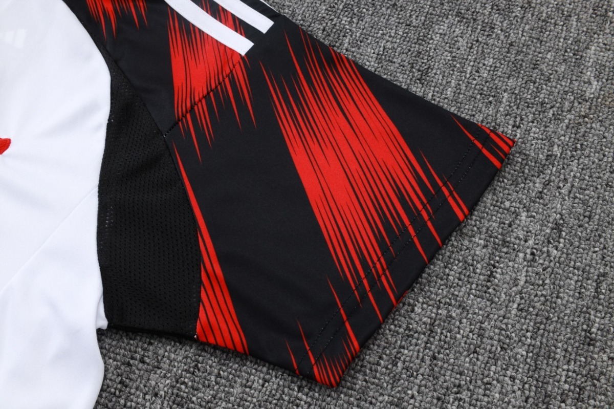 2026 Flamengo White Training Set Shirt and Shorts