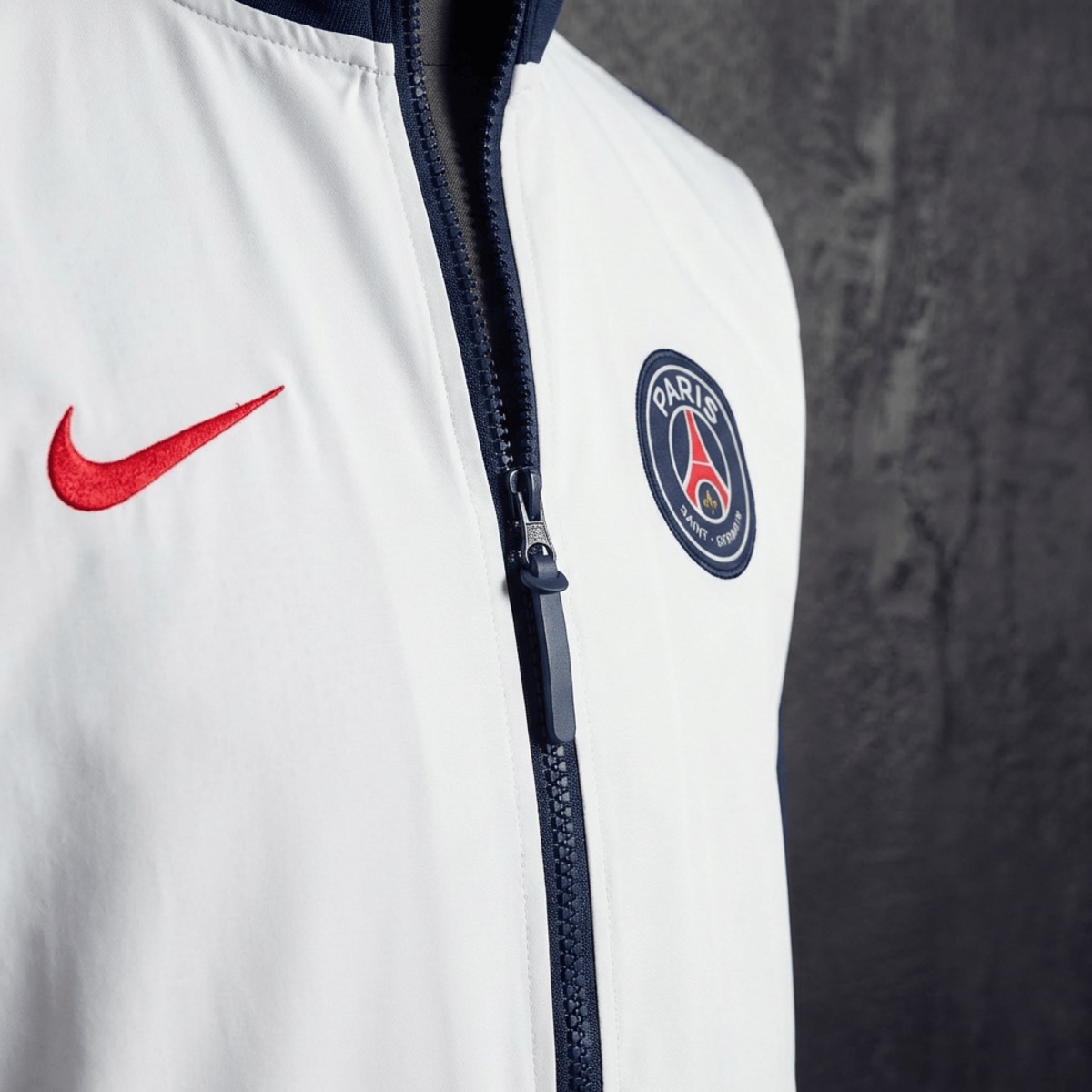 2025/26 PSG White Windbreaker Sport Unifom