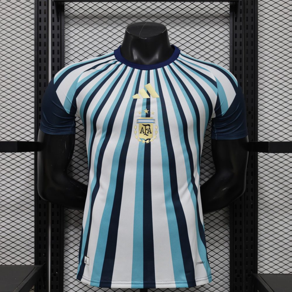 2026 Argentina Radial Stripe Jersey Player Version