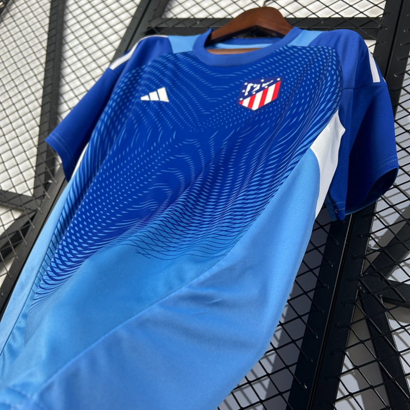 2025/26 Atletico Madrid Goalkeeper Blue jersey Fan version