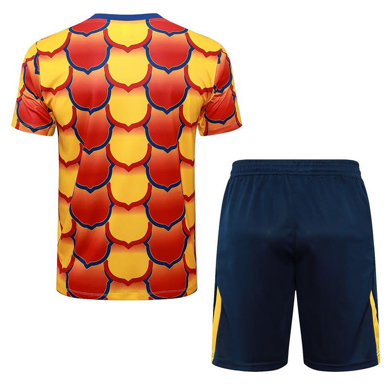 24/25 Barcelona yellow Training Set Shirt and Shorts