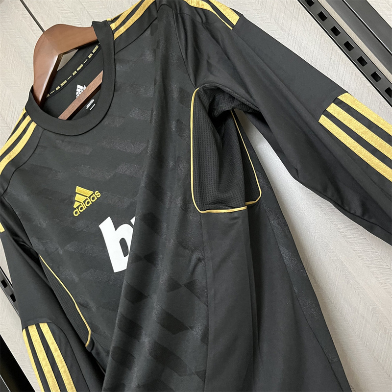Retro Real Madrid 11/12 Away Long Sleeve jersey Long Sleeves Fan Version