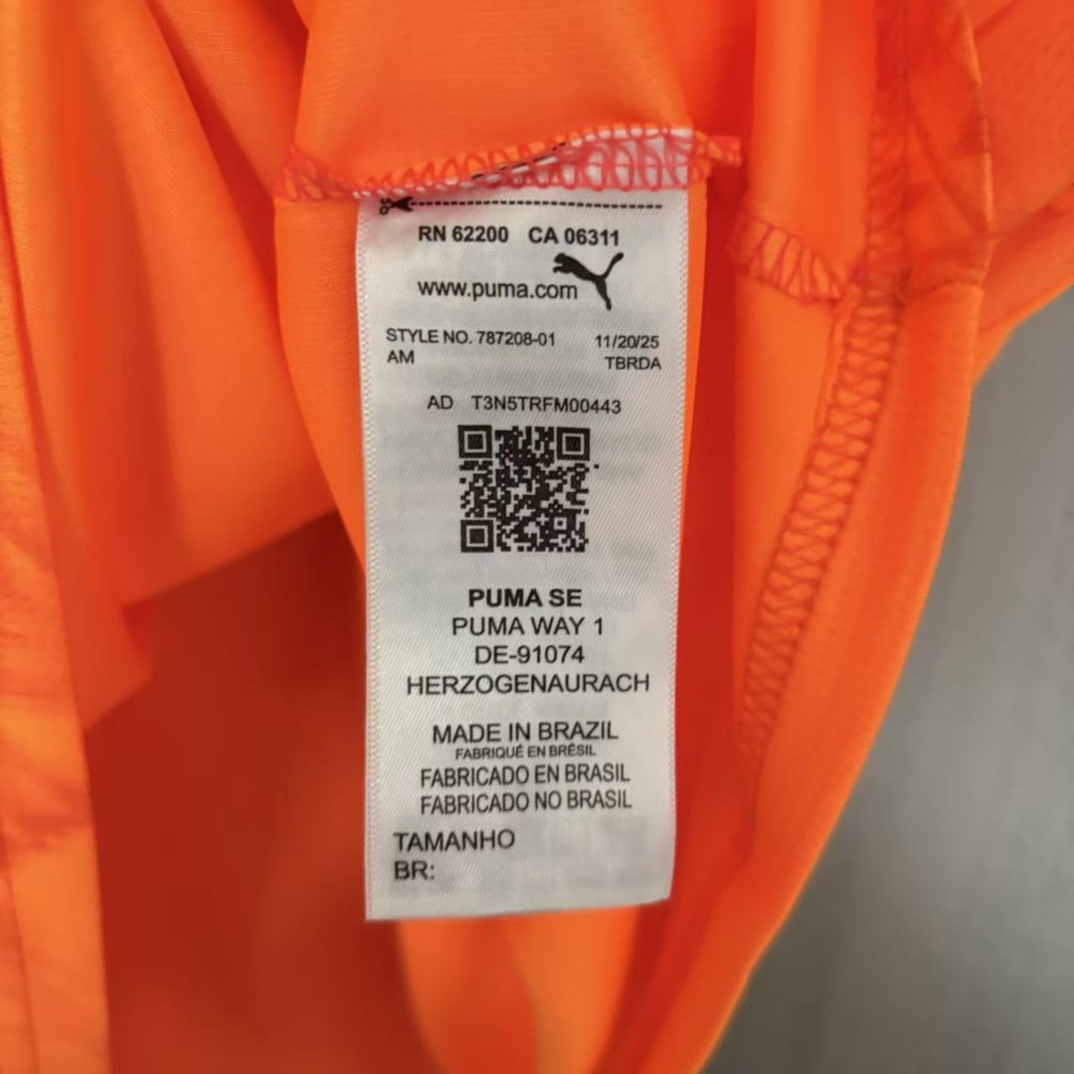 2026/27 Bahia Goalkeeper Orange Jersey Fan Version
