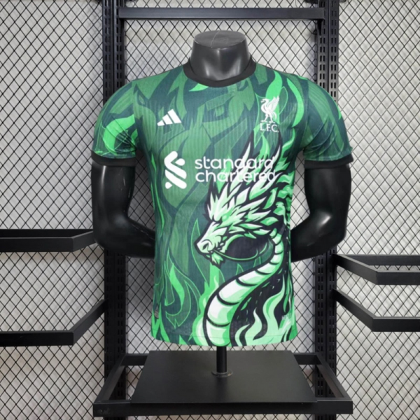 2025/26 Liverpool Special Edition Green jersey Player Version