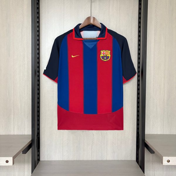 Retro Barcelona 03/04  home jersey Fan Version