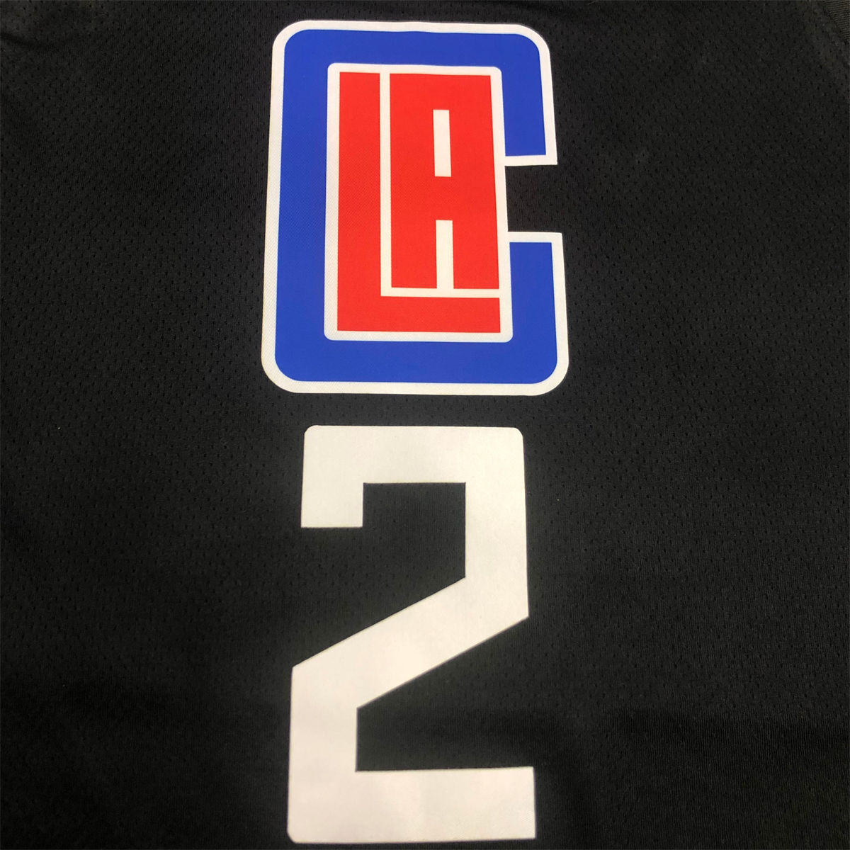 NBA Los Angeles Clippers V neck Black Jersey LEONARD#2 S-XXL