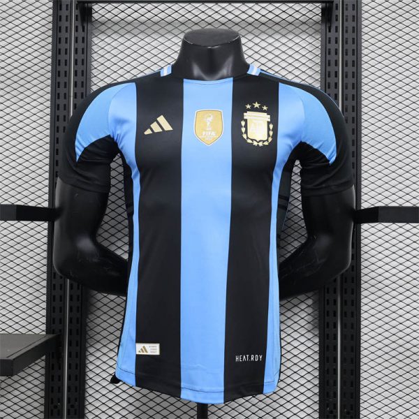 24/25 Argentina Black and Blue Jersey Player Version