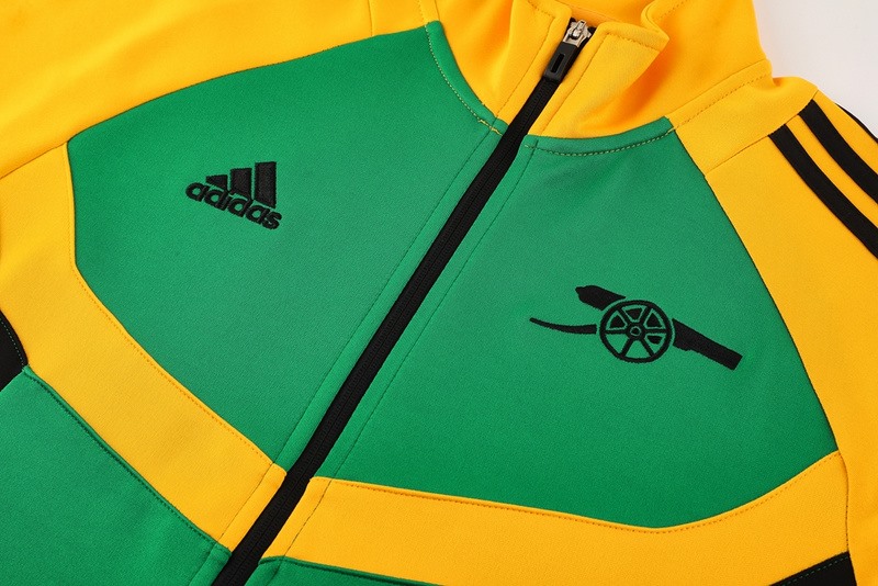 2024 Arsenal Green Jacket Training Suit Set Football Team Shirt Sports Fashion