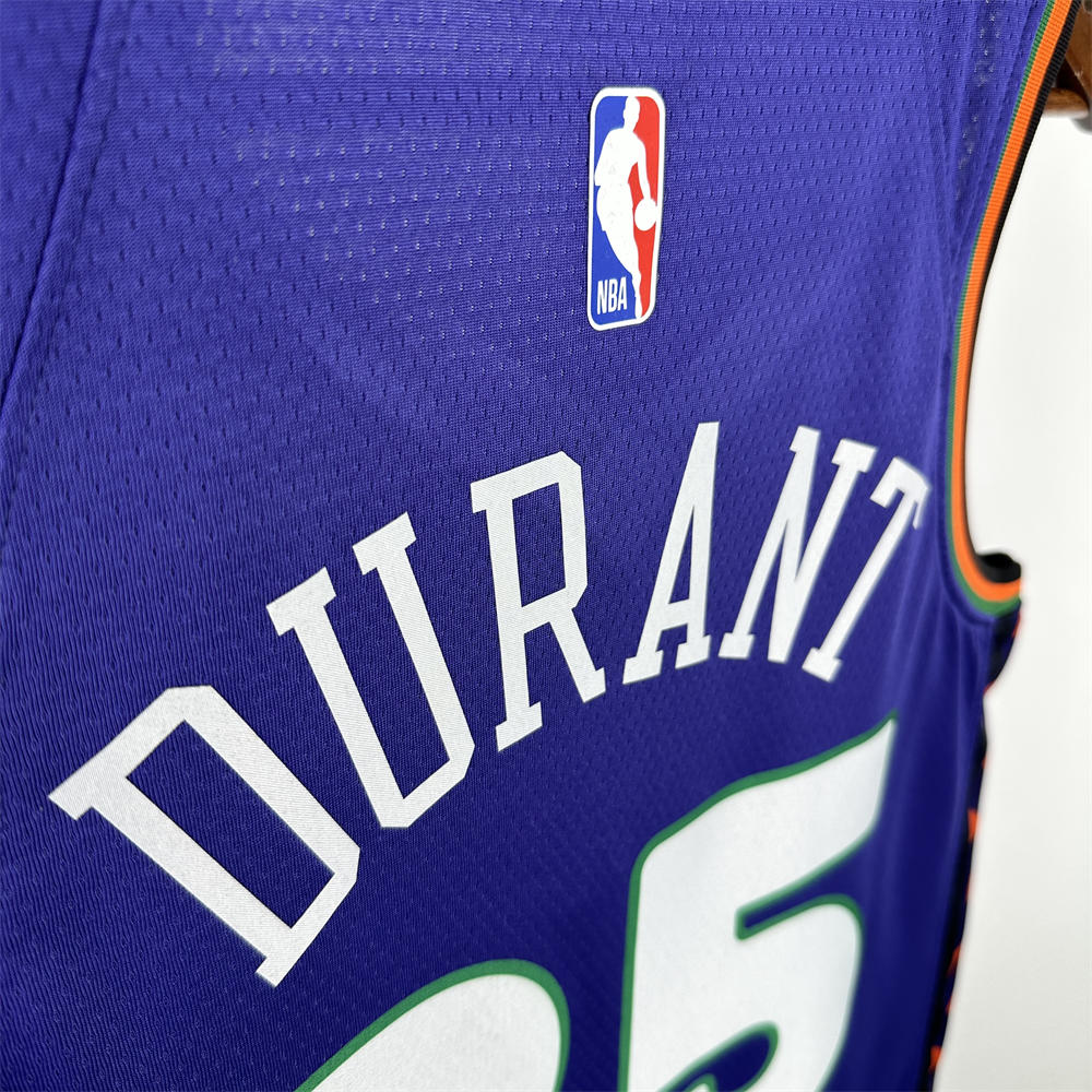 NBA Phoenix Suns 24/25 City Edition DURANT#35 Purple Jersey S-XXL