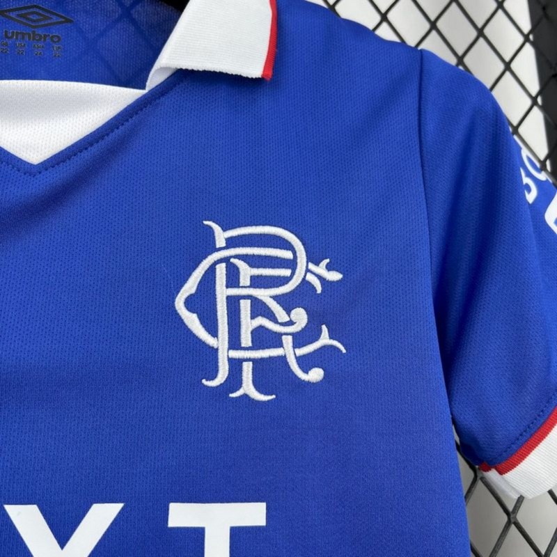 2025/26 Rangers Home jersey kids Kits size: 16-28