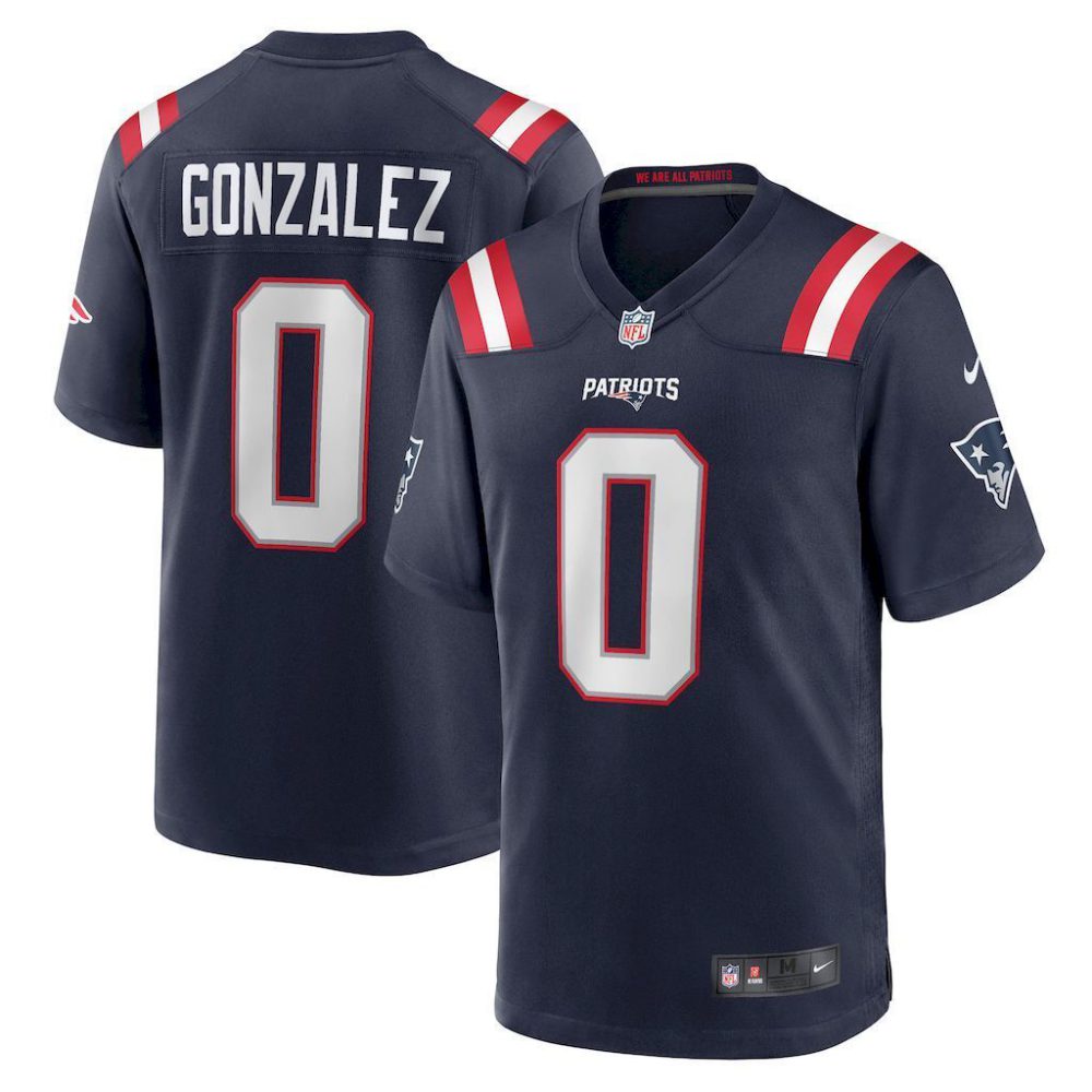 NFL New England Patriots Jeysey GONZALEZ #0
