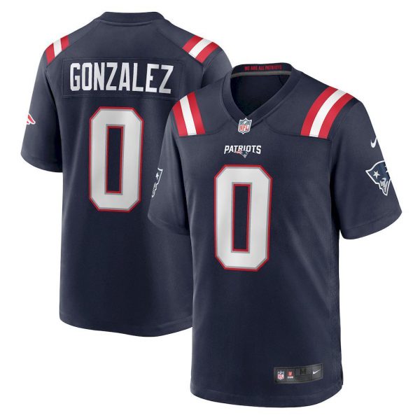 NFL New England Patriots Jeysey GONZALEZ #0