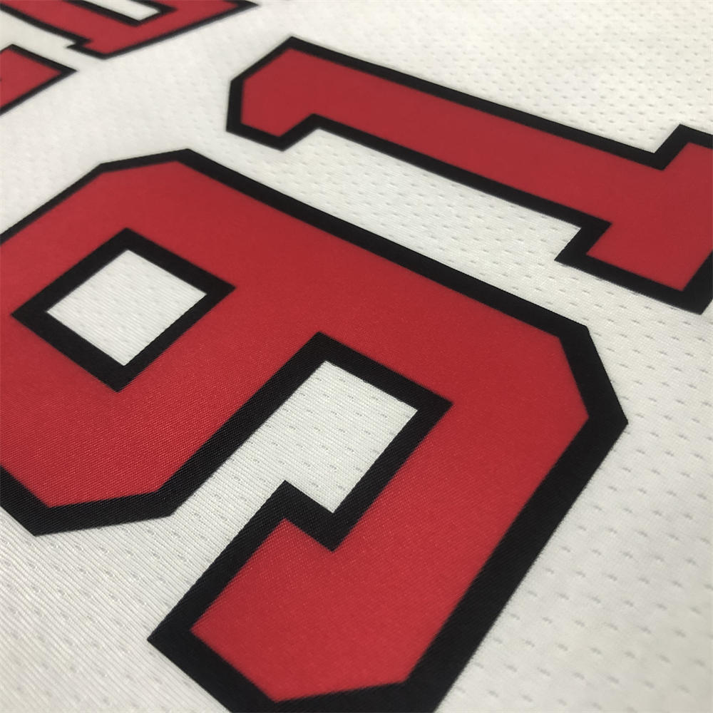 NBA Chicago Bulls Round Neck White 75th anniversaryJersey RODMAN#91 S-XXL