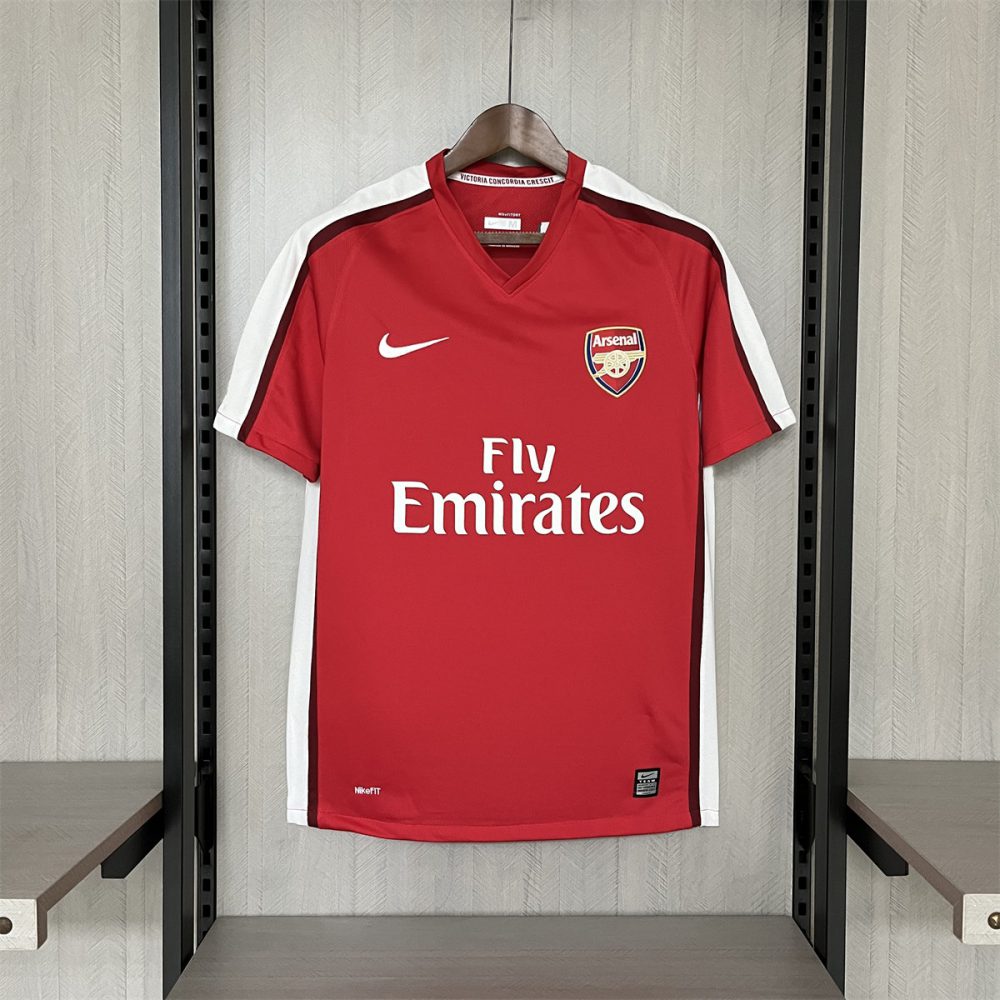 Retro Arsenal 08/10 Home jersey Fan Version