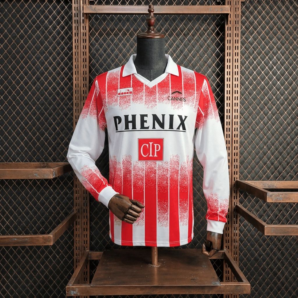 Retro 1991/92 Cannes Home jersey Fan version