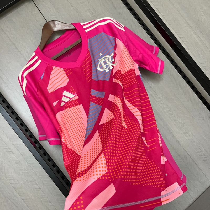 2025/26 Flamengo Goalkeeper Pink jersey Fan Version