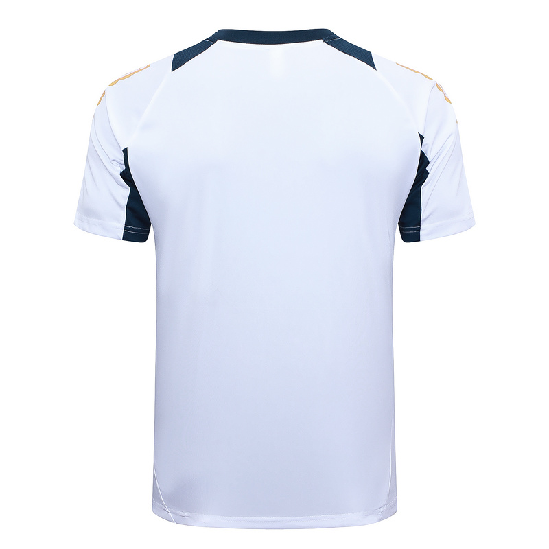 24/25 Real Madrid White Training Set Shirt and Shorts