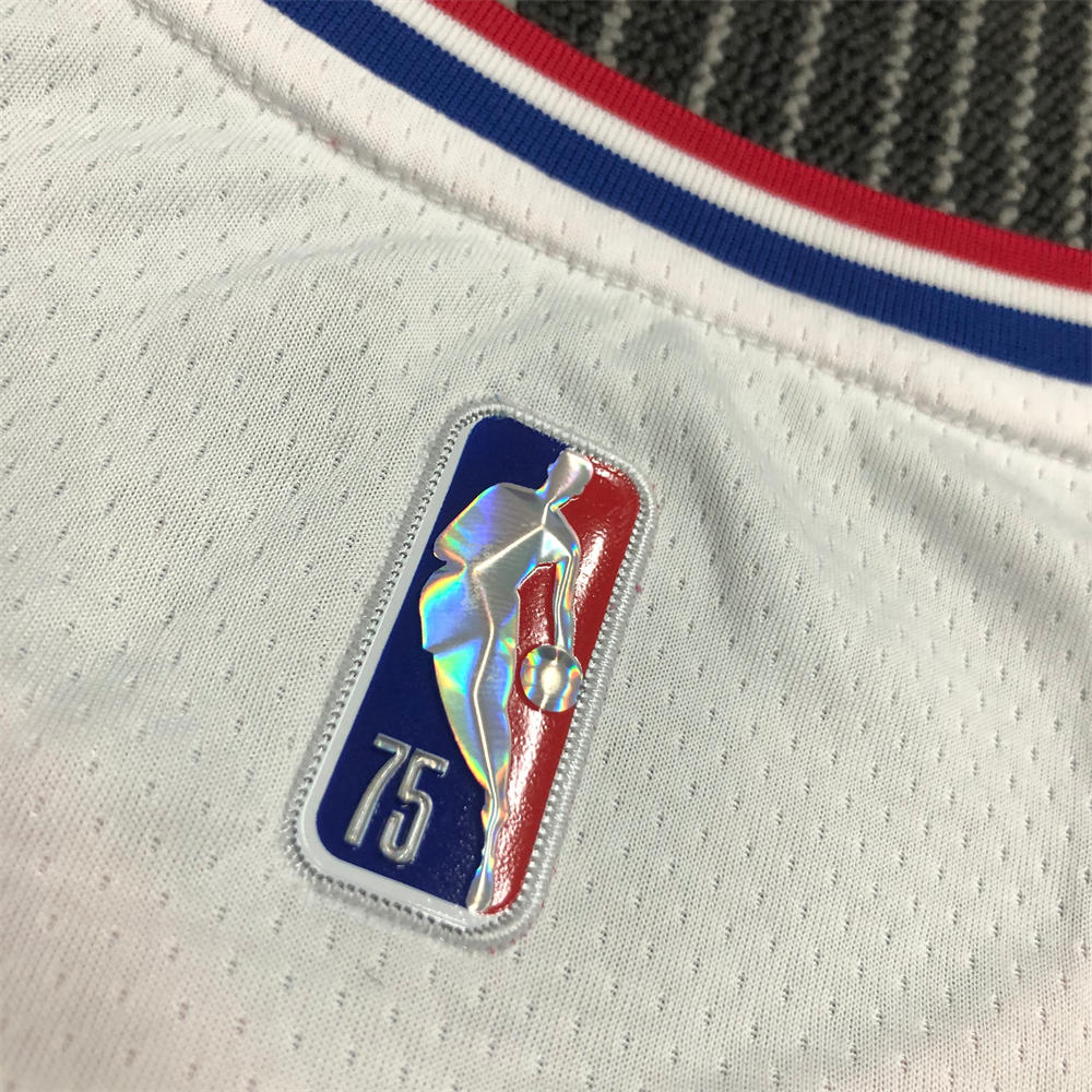 NBA Los Angeles Clippers V-Neck White 75th Anniversary Jersey GEORGE#13 S-XXL