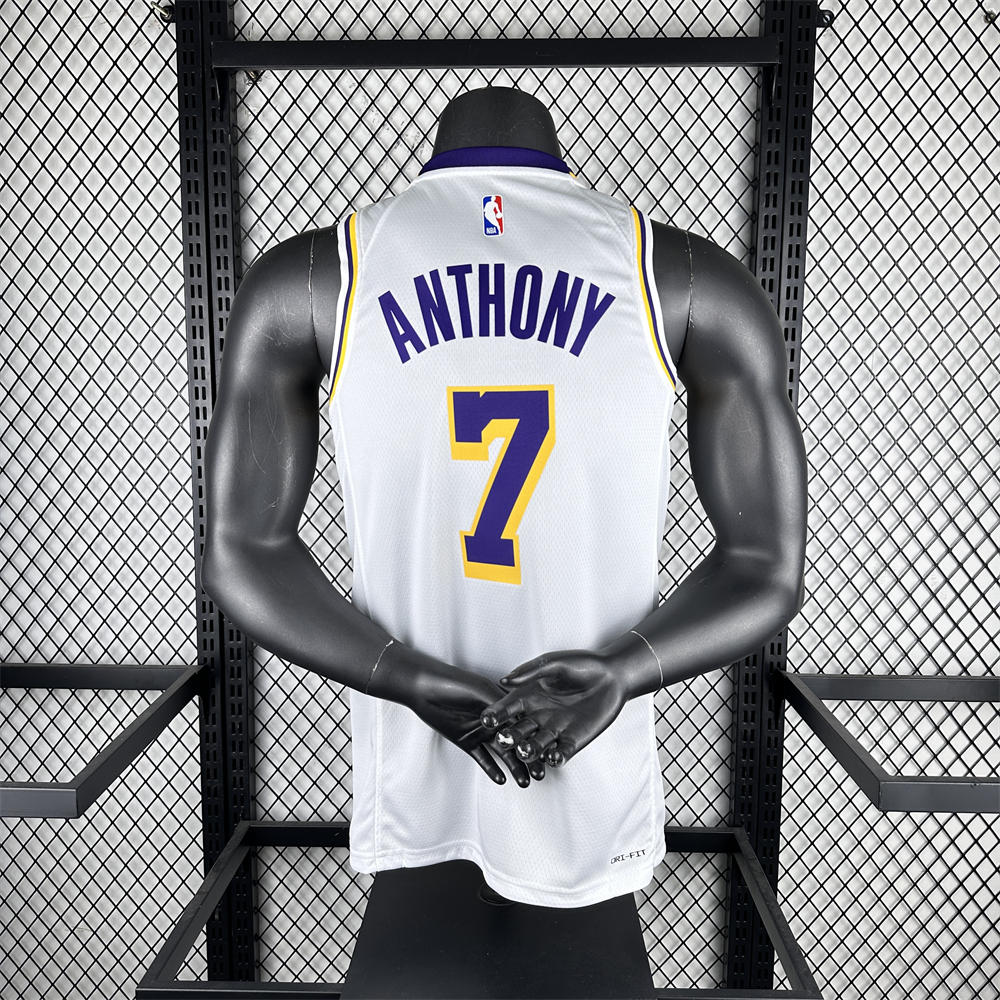 NBA Los Angeles Lakers ANTHONY#7 2022/23 White Association Edition Swingman Jersey S-XXL