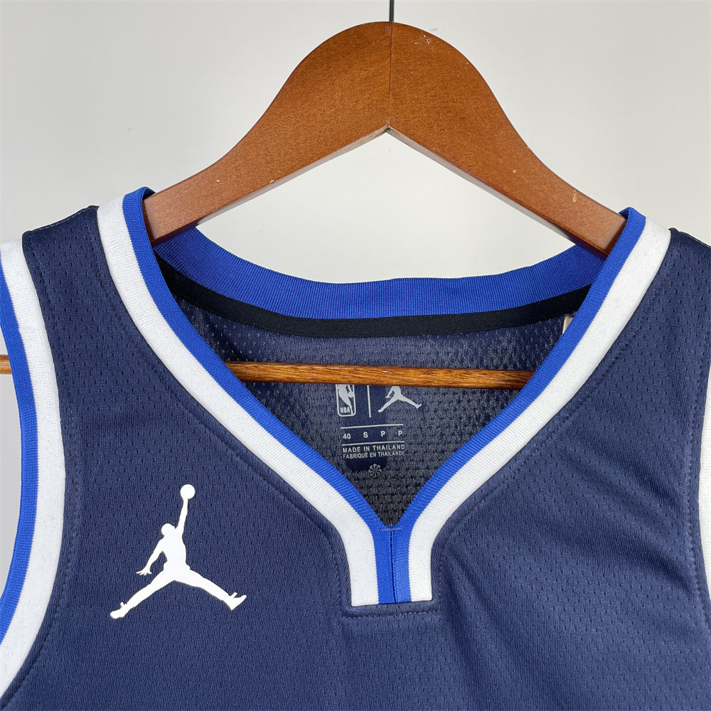 NBA Dallas Mavericks V-Neck Royal Blue Jersey IRVING#11 S-XXL