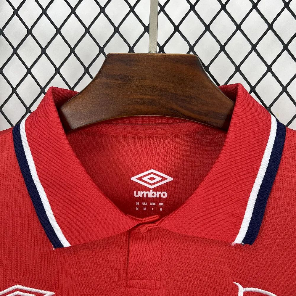 2025/26 Rangers Second Away Red Jersey Fan Version