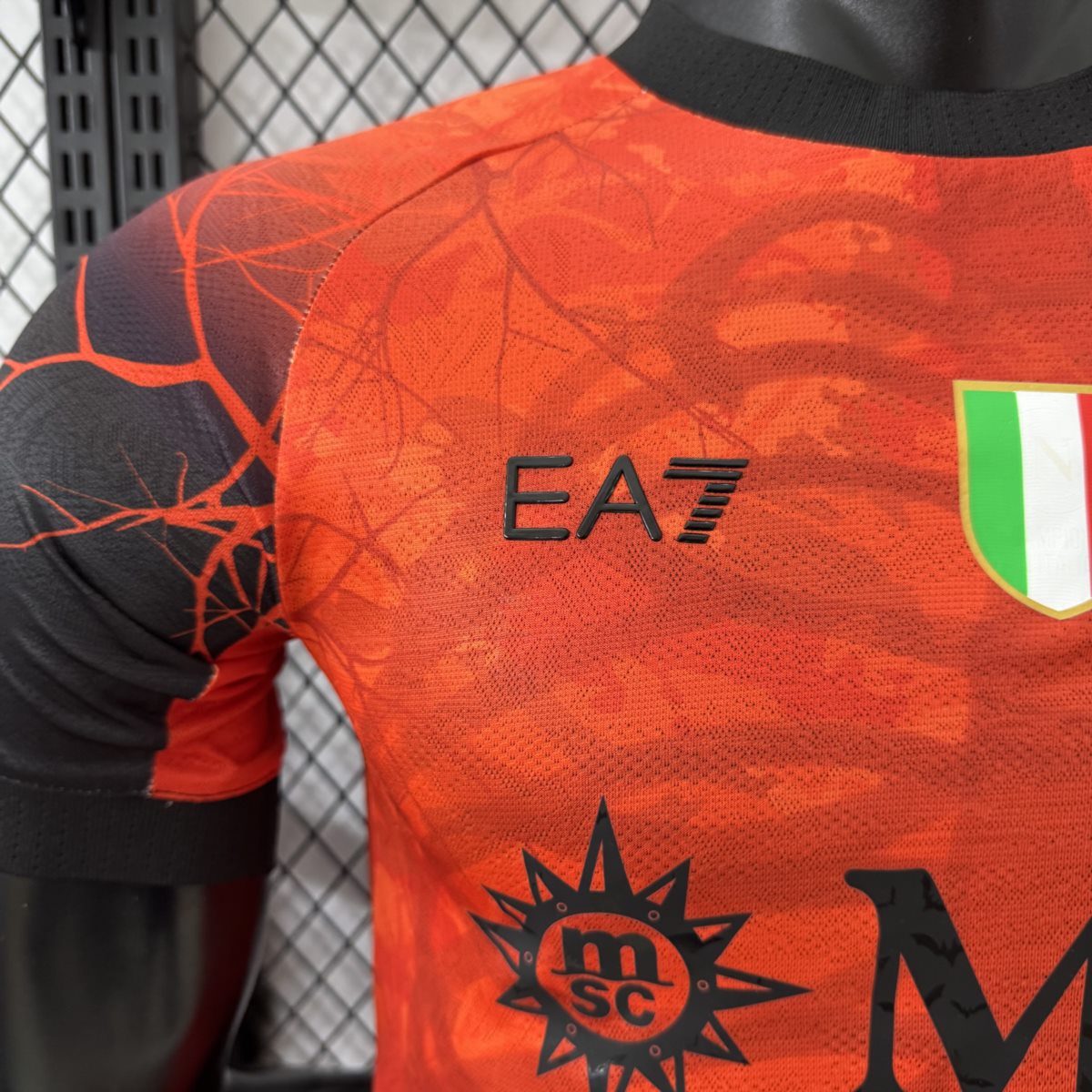 2025/26 Napoli Halloween Edition Orange Jersey Player Version