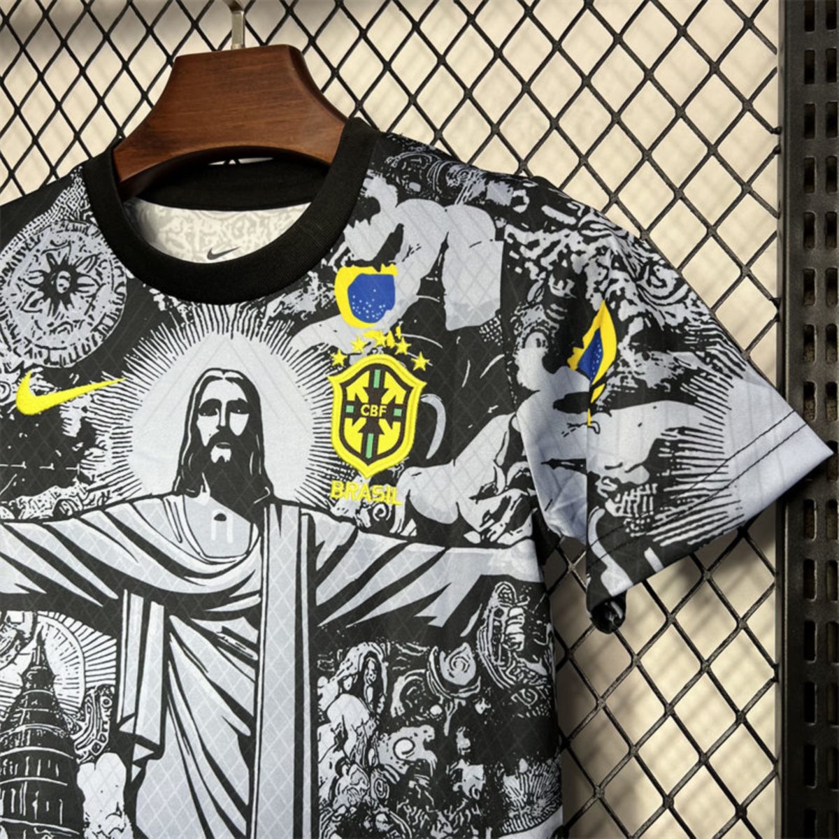 2024/25 Brazil Jesu Special Edition Grey jersey Kid Kits Size 16-28