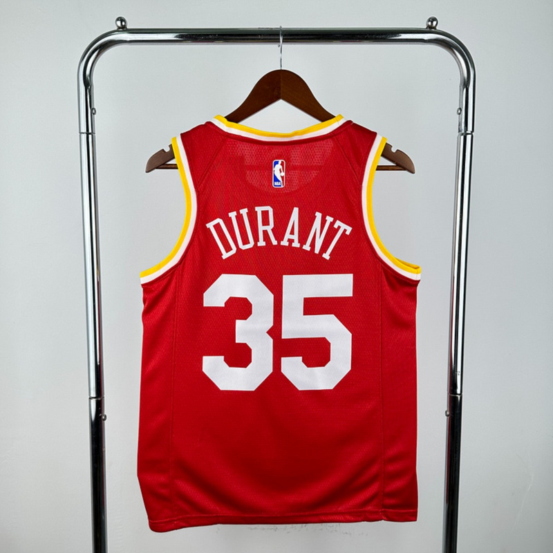 NBA Houston Rockets V-Neck Red Jersey DURANT#35 S-XXL