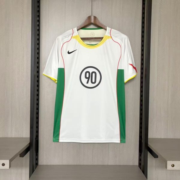 2025 Nike T90 jersey White and Green Fan version