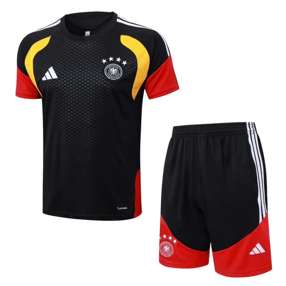 2026 Germany Black Training Set Shirt and Shorts