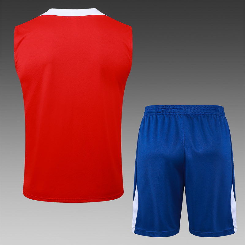 24/25 Paris Red Training Set Shirt and Shorts