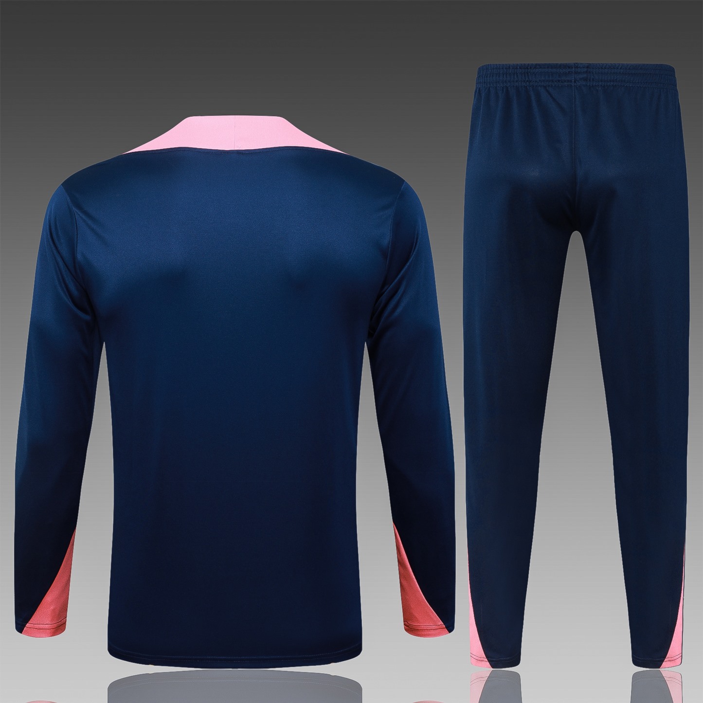 202526 Barcelona royal blue Long-sleeved half-pull training kit Football team kit