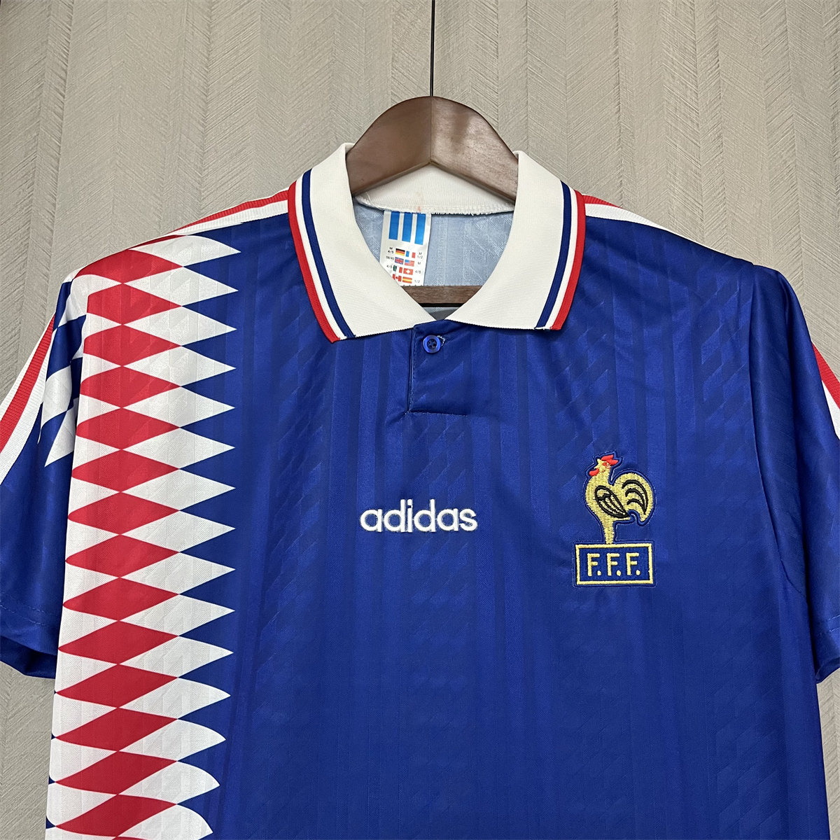 Retro France 1994 Home jersey Fan Version
