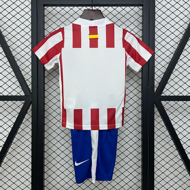 2025/26 Atletico Madrid Home jersey kids Kits size: 16-28