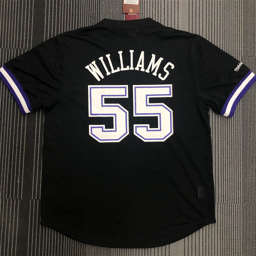 NBA Scaramento Kings Black Jersey WILLIAMS#55 S-XXL