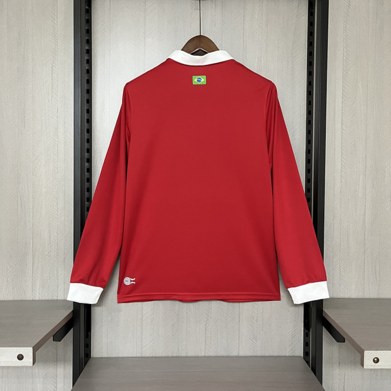 Retro Internacional 2006 Home Long Sleeves jersey Fan Version