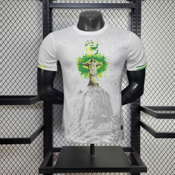 2025/26 Brazil Jesus Special Edition White Jersey Player Version