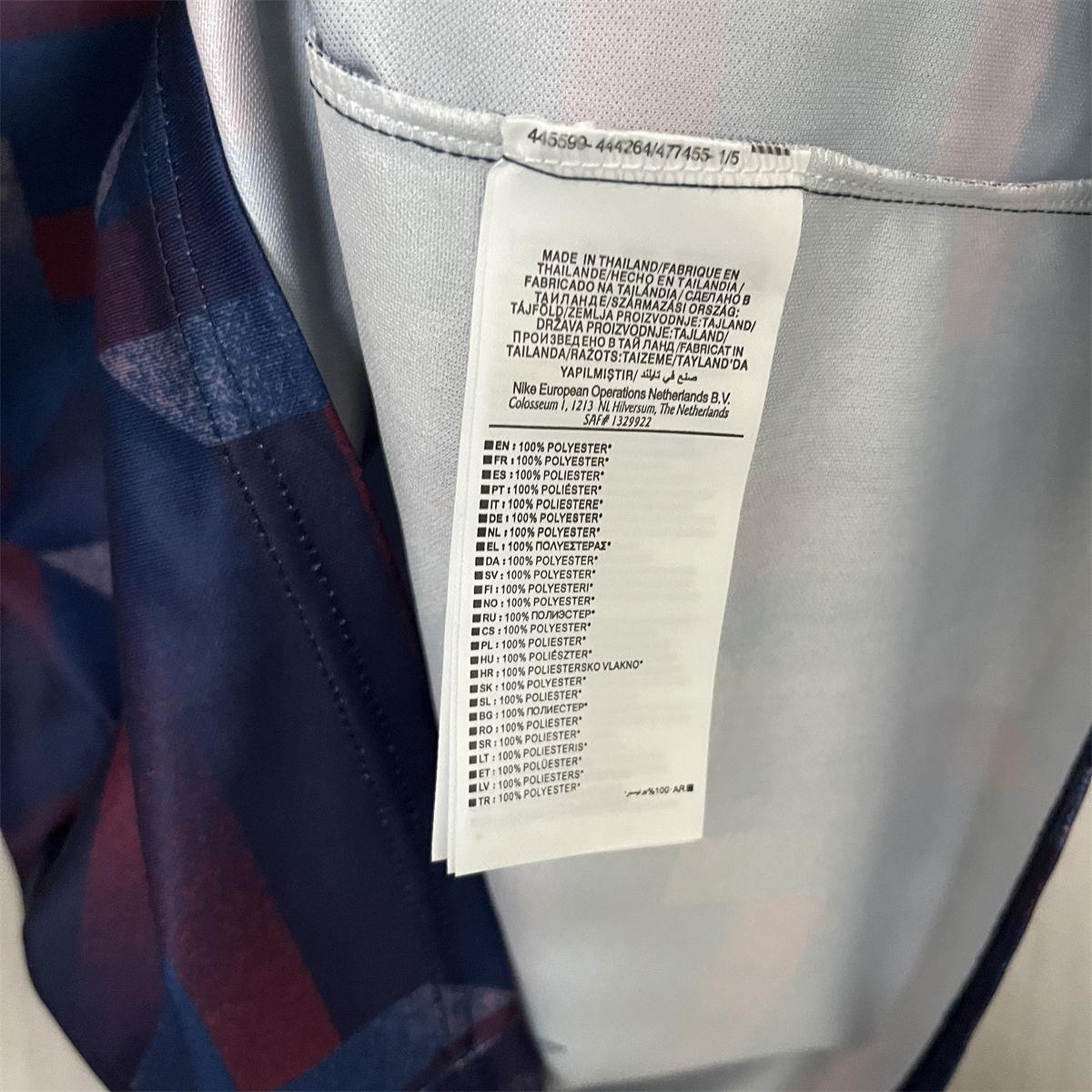 2024/25 England Euro Pre-match training uniform Jersey Fan Version