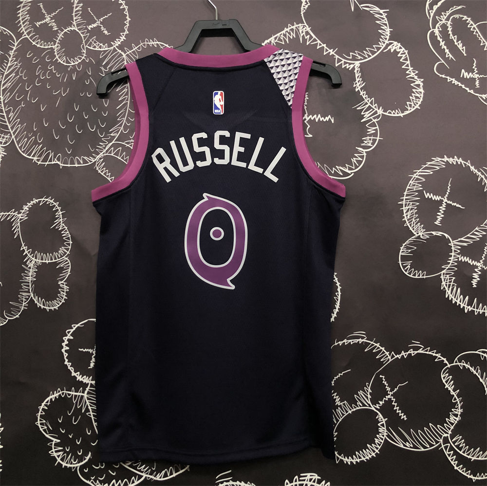 NBA Minnesota Timberwolves V-Neck Black Jersey S-XXL