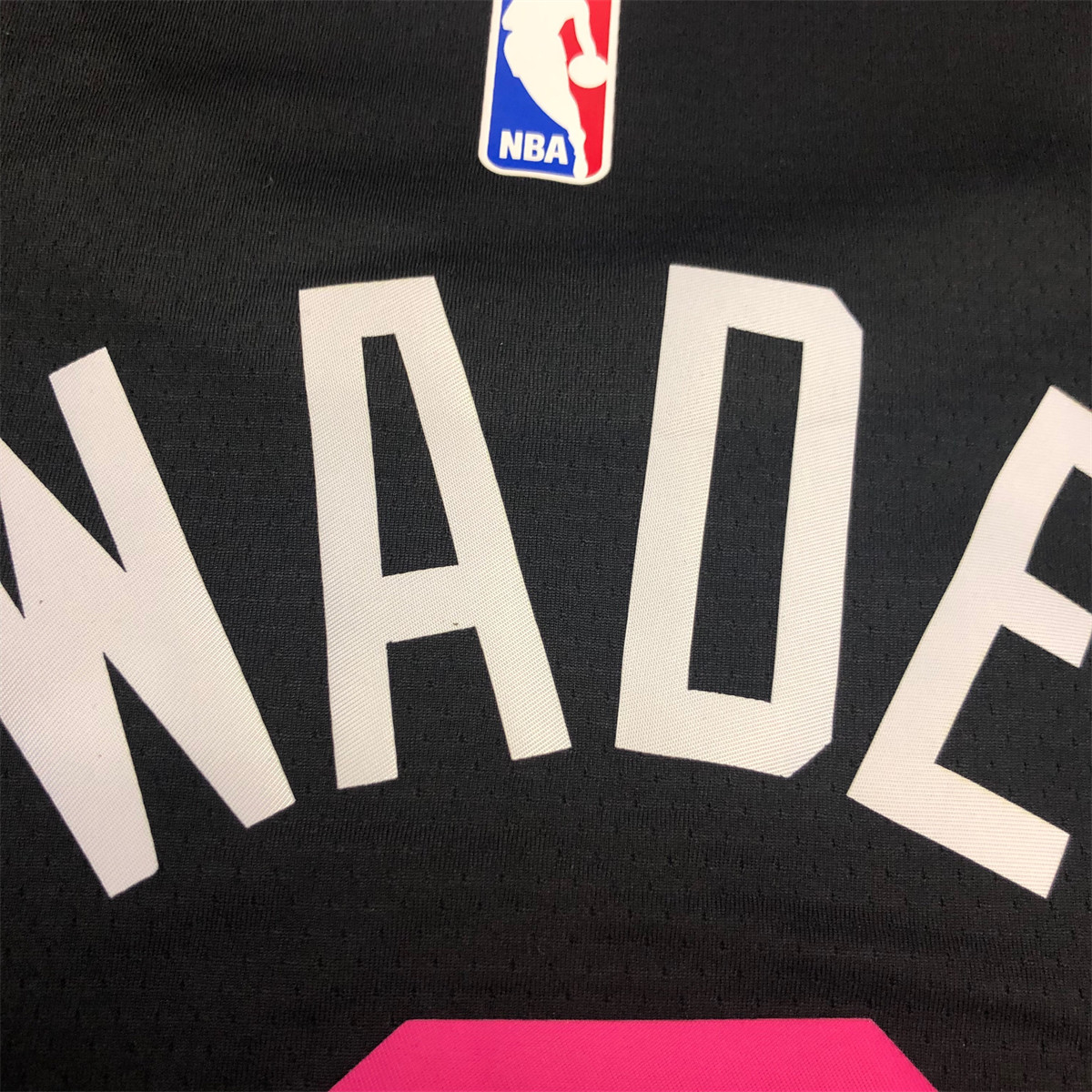 NBA Miami Hearts round neck Black Jersey Wade#3 S-XXL