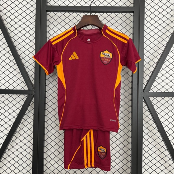 2025/26 Roma Home jersey kids Kits size: 16-28