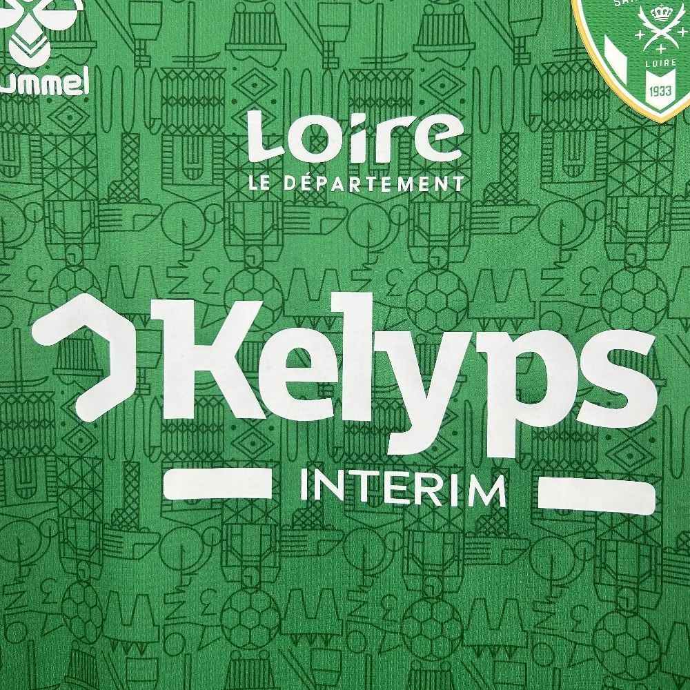 2025/26 Saint-Etienne Home Green Jersey Fan Version