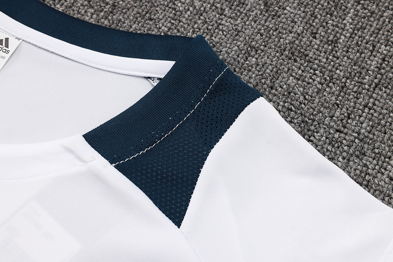 24/25 Real Madrid White Training Set Shirt and Shorts
