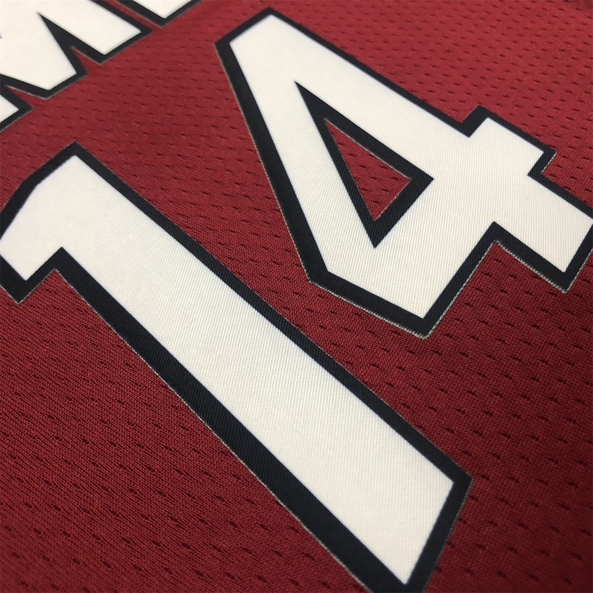 NBA Miami Hearts V-Neck Red Jersey HERRO#14 S-XXL