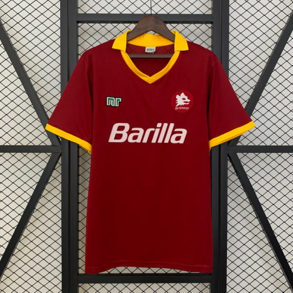 Retro 89/90 Roma Home jersey Fan Version