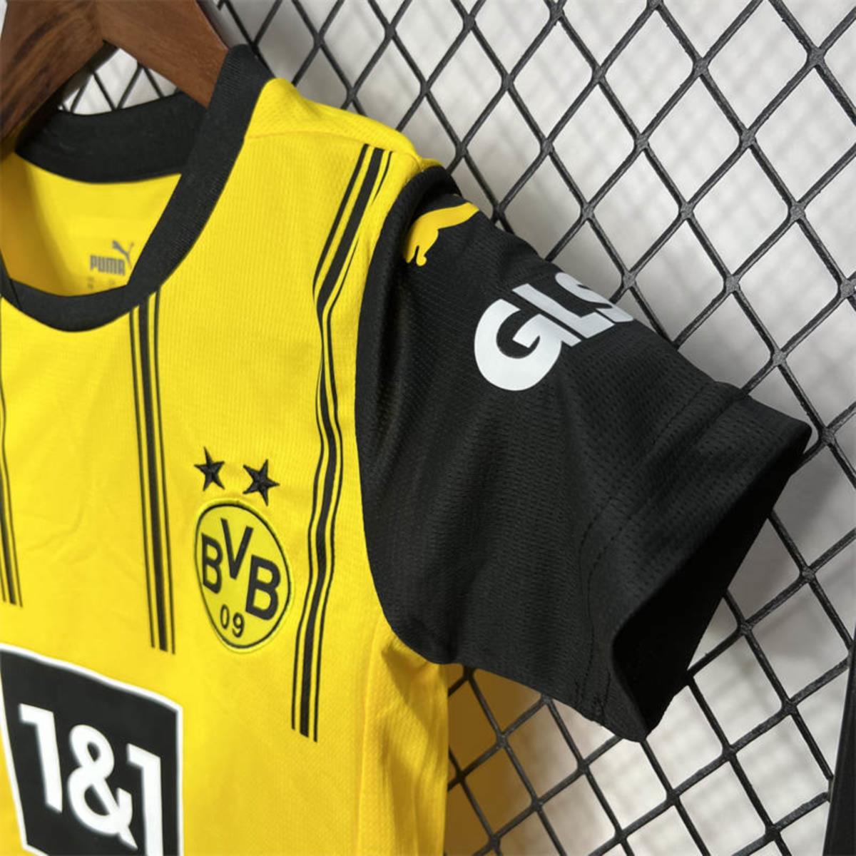 24/25 Dortmund Home jersey Kid Kits Size 16-28