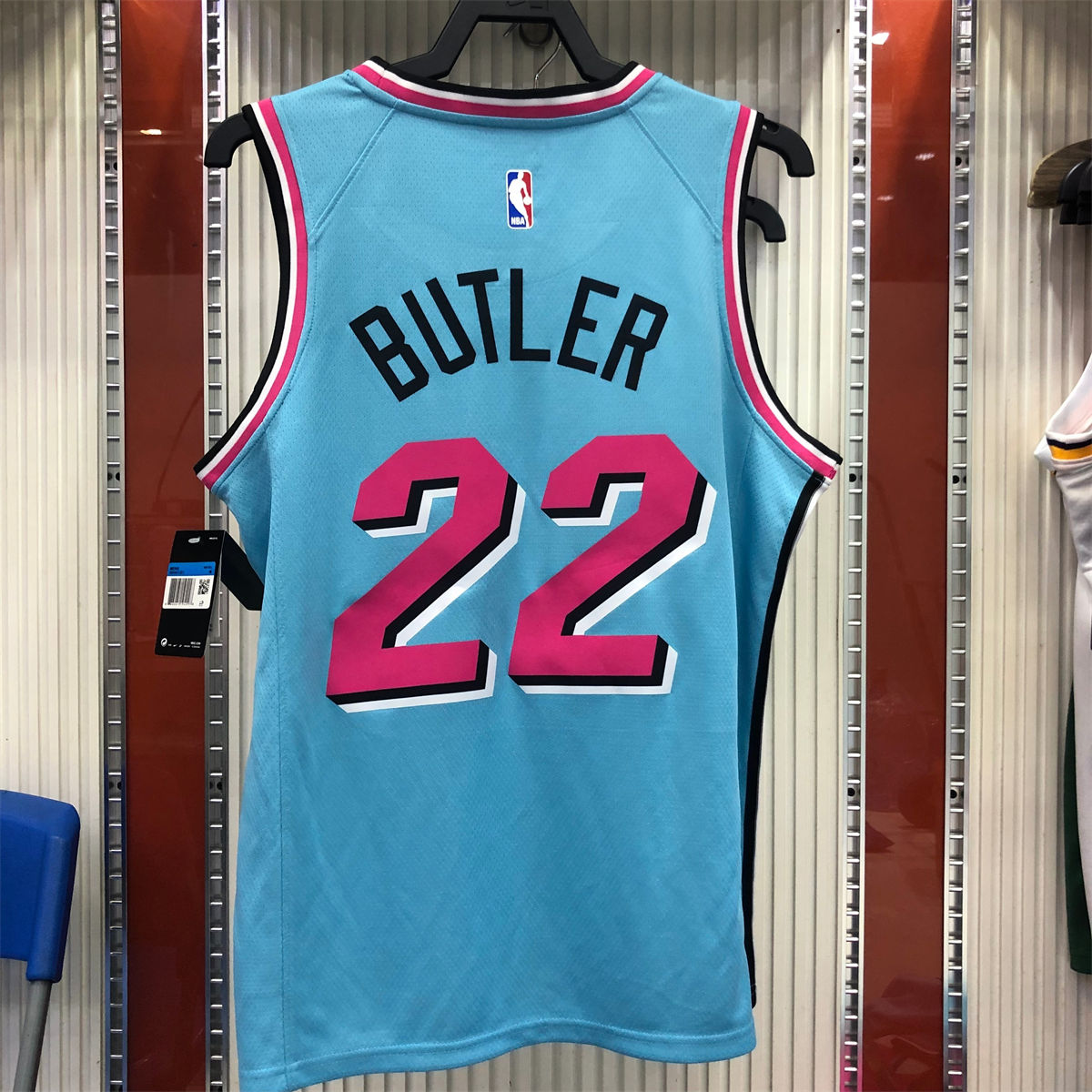 NBA Miami Hearts round neck Light Blue Jersey BUTLER#22 S-XXL