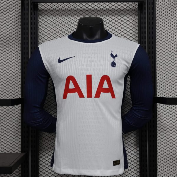 24/25 Tottenham Spur Home Jersey Long Sleeves Player Version